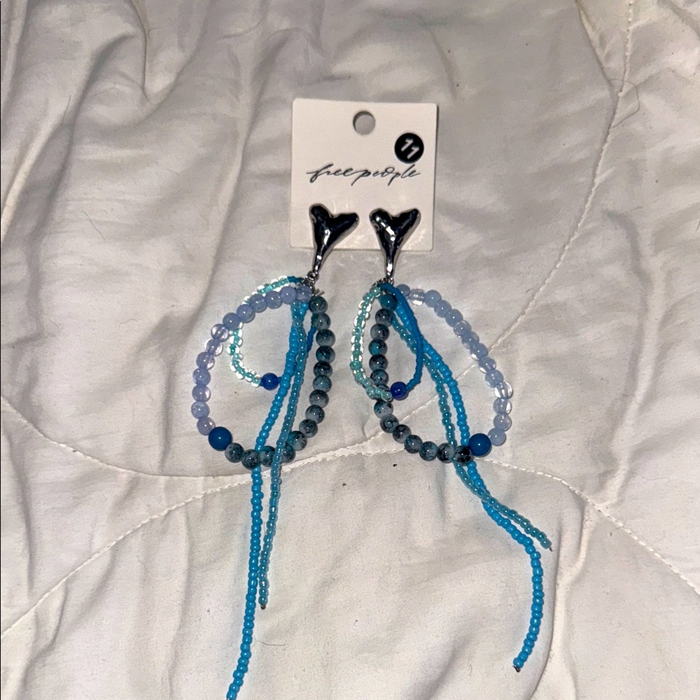 Free People Multicolor Beaded Earrings